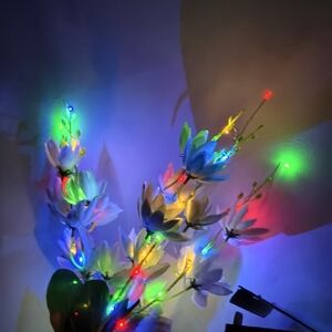 outdoor solar Led lights flower